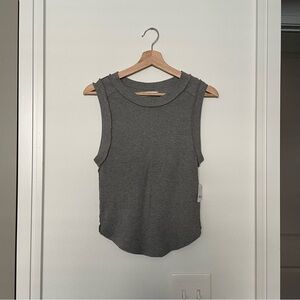 FREE PEOPLE • kate grey tank top